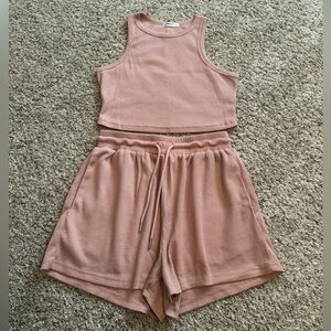 Zeagoo Misty Rose 2 piece lounge set size M NWOT